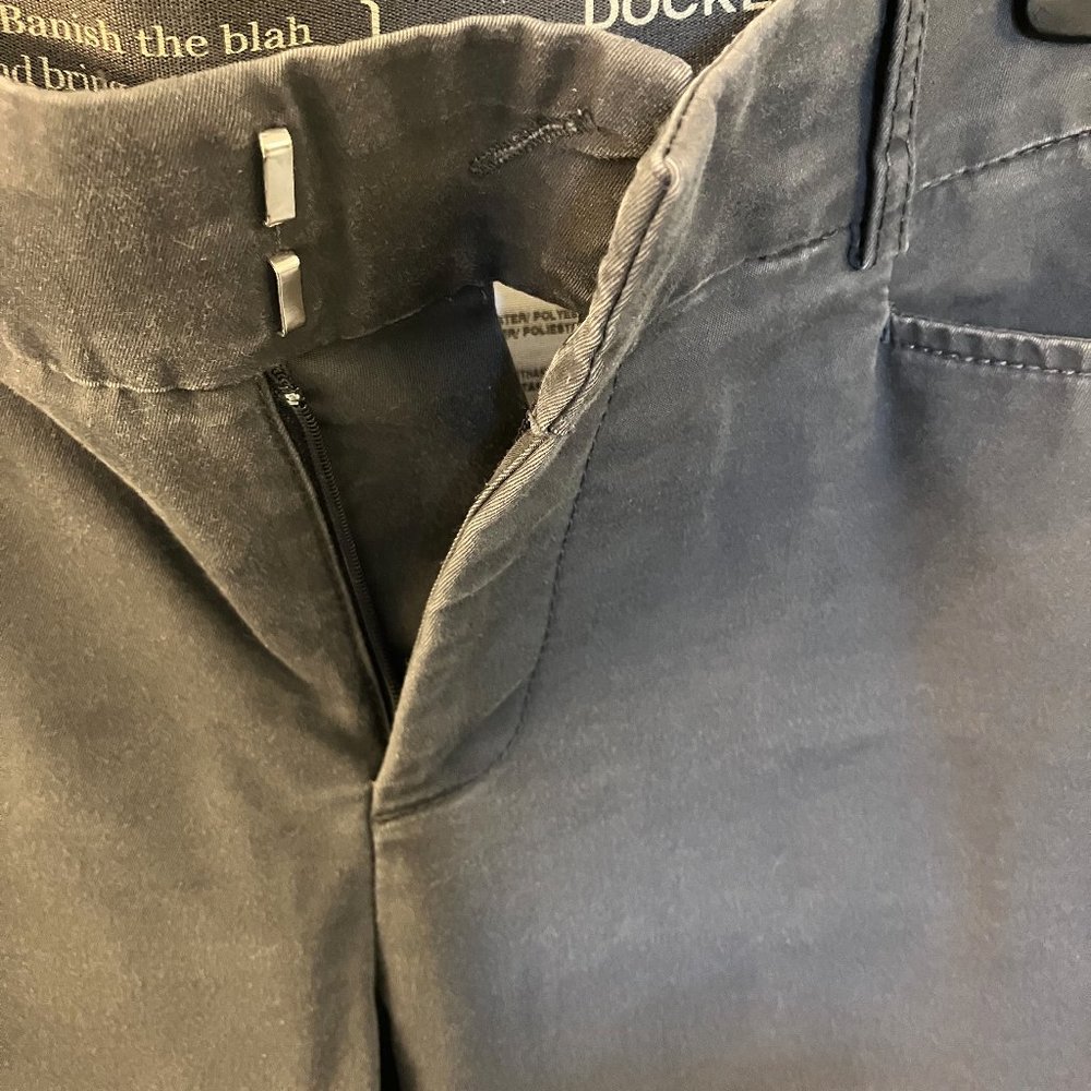Womens Levi Dockers Dress Pants - Dark Gray Size 10M - Picture 6 of 8